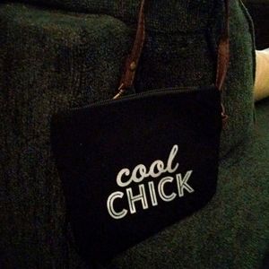 Bella bug cool chick wristlet pouch bag with handle